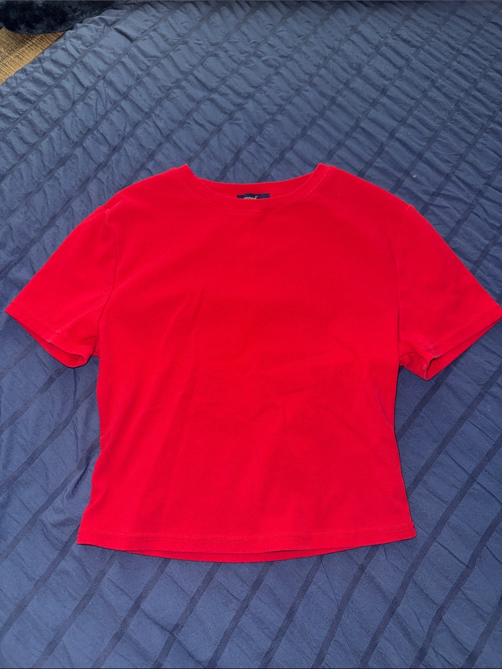 Women's Short Sleeve Crew Tee in Bright Red